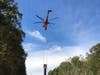 Atlantic City Electric used a SkyCrane helicopter to install stronger steel transmission poles in Atlantic County