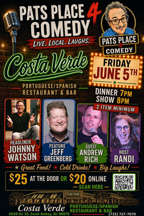 Johnny Watson Headlines in Sayreville June 5th