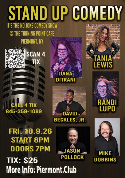 Stand-Up Comedy at The Turning Point Café! Friday Oct. 9th