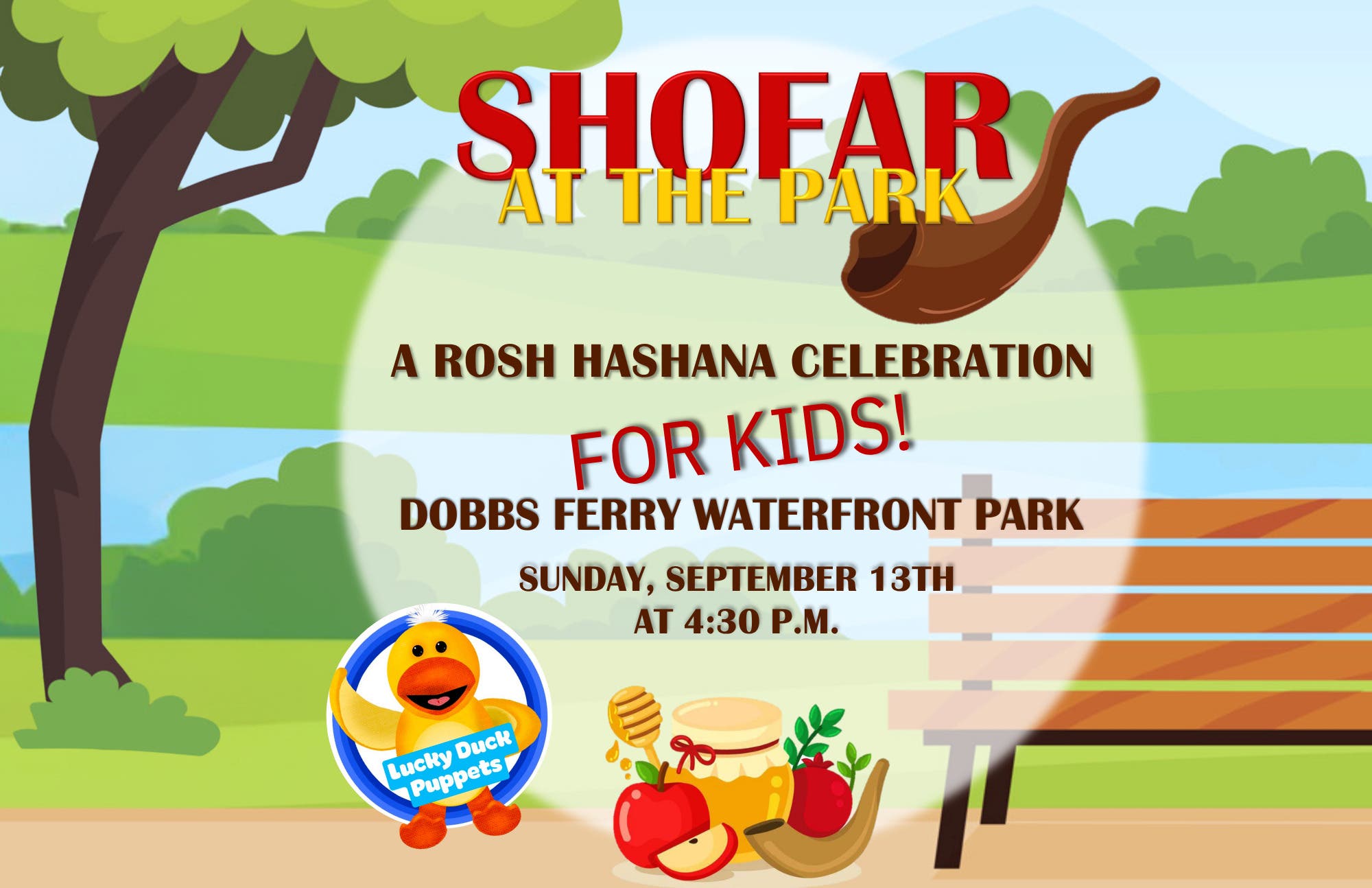 Kids Shofar at the Park