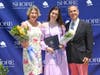 The Hoffman family of Marblehead received a bouquet of yellow roses to honor their children's 42 cumulative years at Shore.