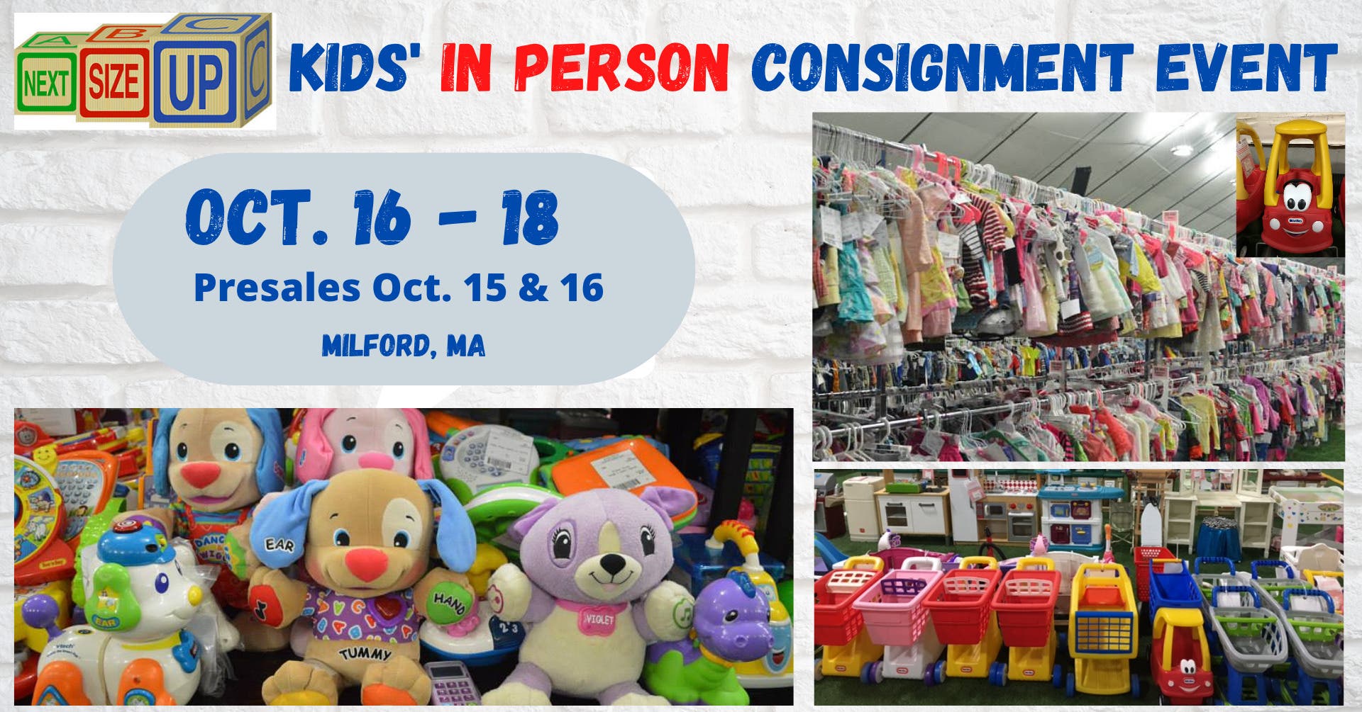 Next Size Up Kids Consignment Event