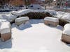 Our benches need some snow people.