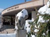 This sculpture by Marshall Fredericks is a Siberian ram.