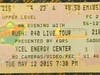 Last RUSH Show in St. Paul. 