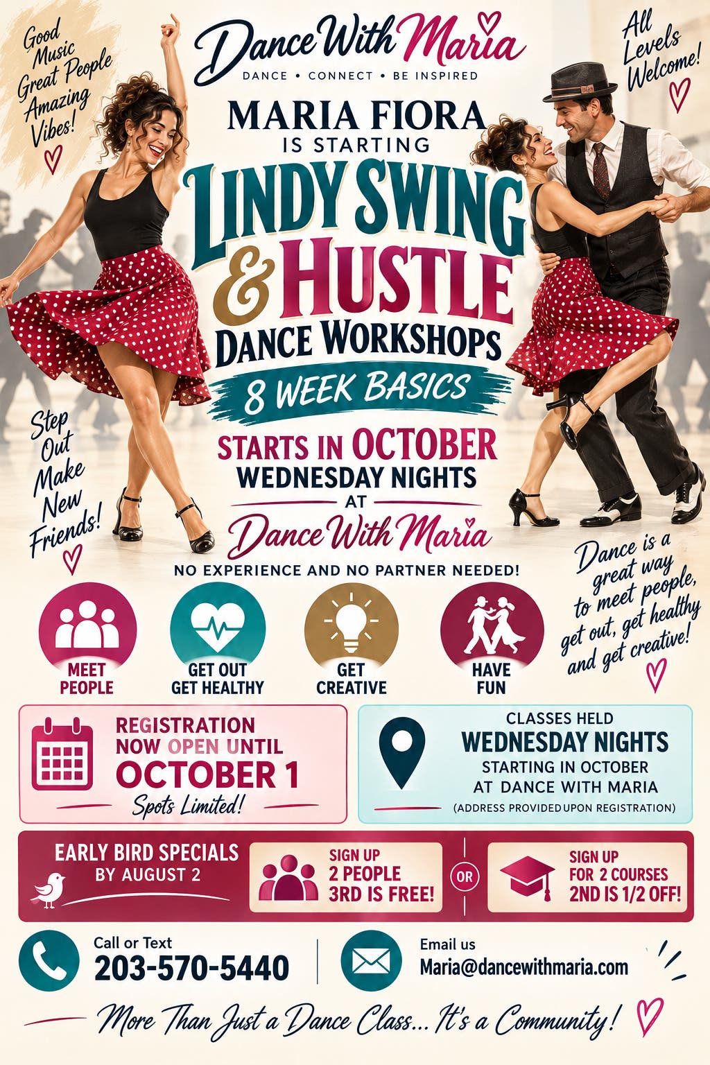 Lindy Swing & Hustle Dance Workshops
