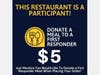 Babe's is a participant in "Donate A Meal to First Responders"