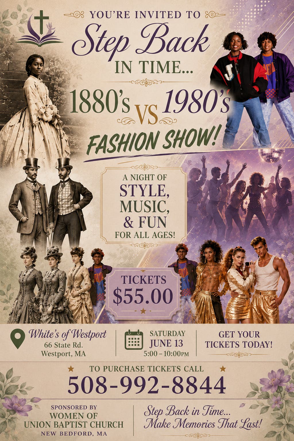 Step Back In Time... 1880's Vs 1980's Fashion Show!