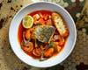 Cioppino - Mediterranean sea bass, shrimp, mussels, calamari, fennel, spicy shellfish broth