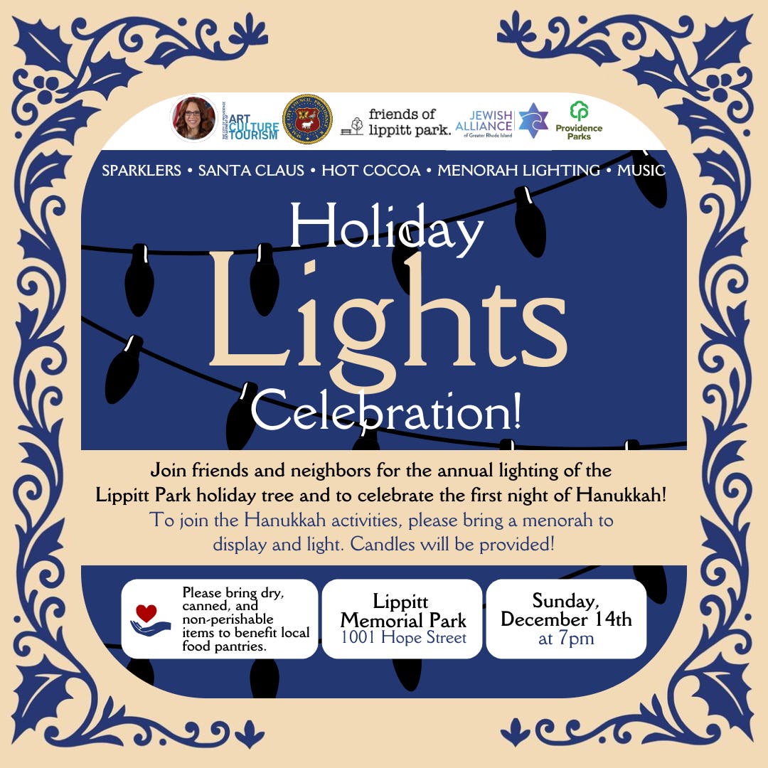 Holiday Lights Celebration at Lippitt Park