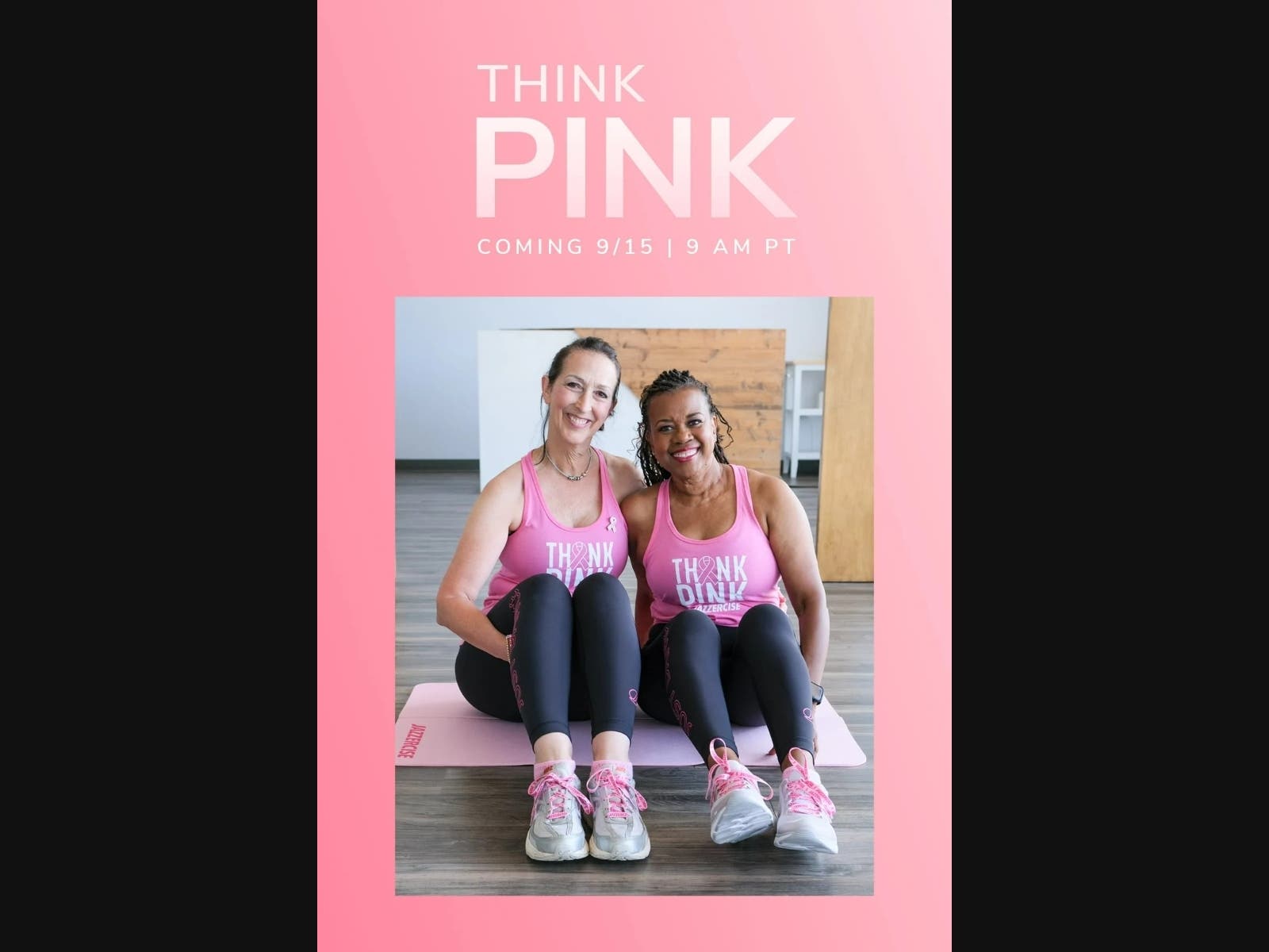 Look good. Do good. Pink tops light up workouts, support National Breast Cancer Foundation.