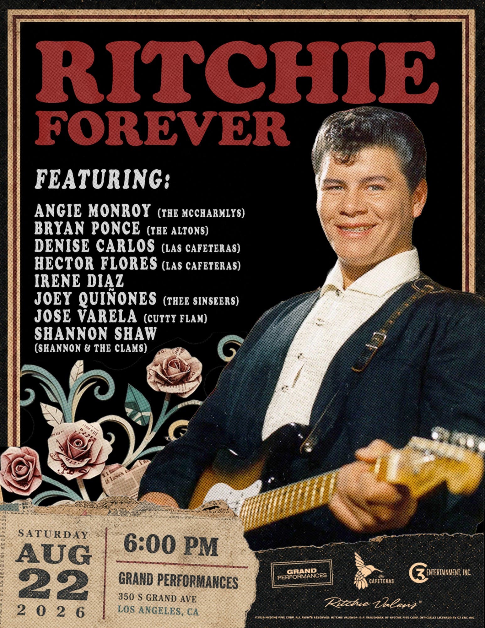 World Premiere of Ritchie Forever Headlines Grand Performances’ 40th Anniversary Season