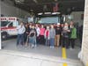 Porter Place residents visit Tinley Park fire house to show appreciation.