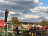 Matt Gonzalez conducts the PHS Marching Band at State Competition