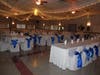 Our hall decorated for a wedding.