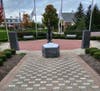 Memorial Bricks in the Veterans Memorial Walkway