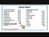 Bingo Grill Menu