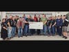 VFW Post 9545 New Lenox with Warriors Walk Team presenting $40,000 check for Project Headstrong for Veteran Suicide Prevention and Awareness.