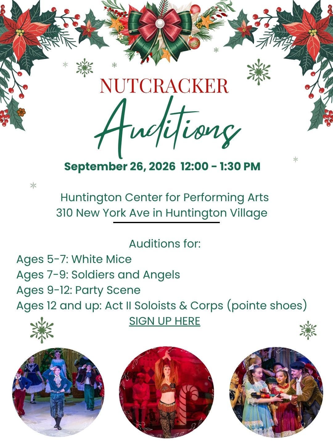 Nutcracker Auditions