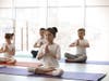 Little,Children,Practicing,Yoga,In,Gym