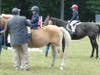 Horse Show Judge Talks to Rider