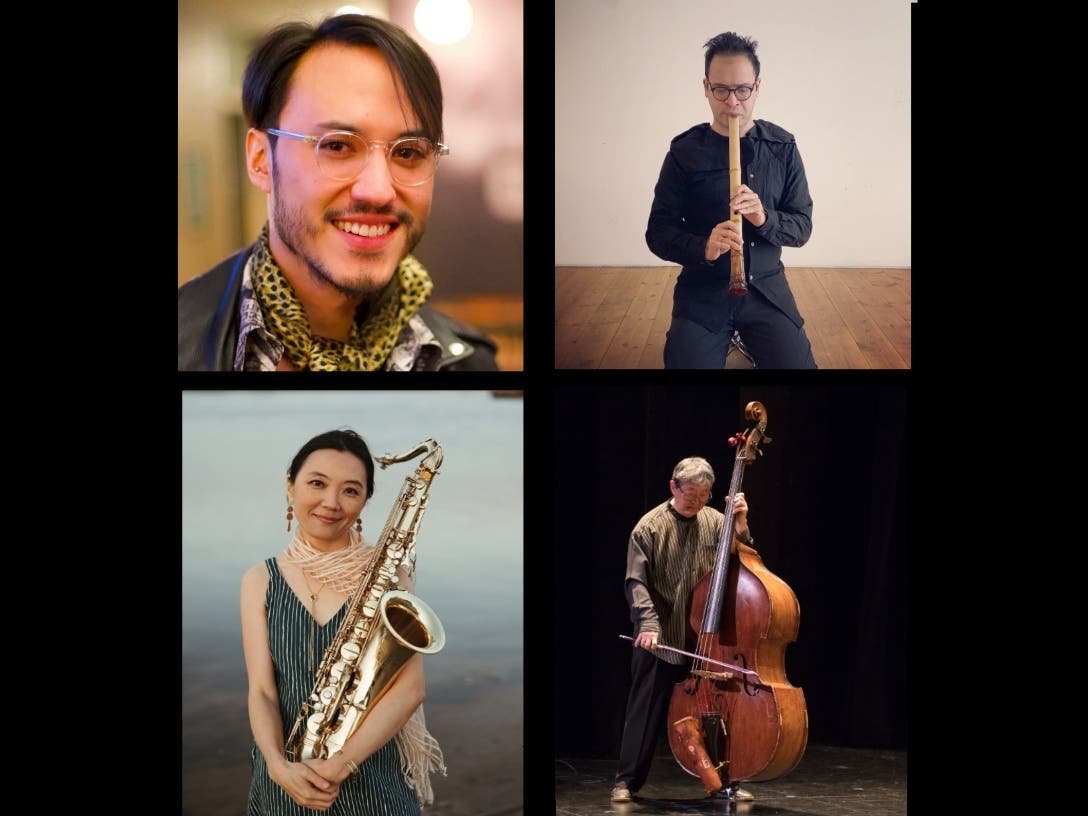 From UL Takashi Shallow; Devon Osamu Tipp, Hitomi Oba and Tatsu Aoki