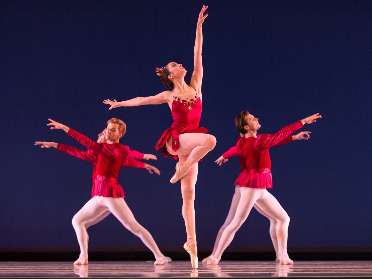 
 “Rubies.” Choreography by George Balanchine
