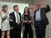 (L-R): Heather Shuster, Ken Carter, Sydney Nunes and Dale Contant celebrate Alair North Georgia's Contractor of the Year Awards.