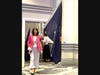 Pres. Leone, Leads Rep., carrying ceremonial flag