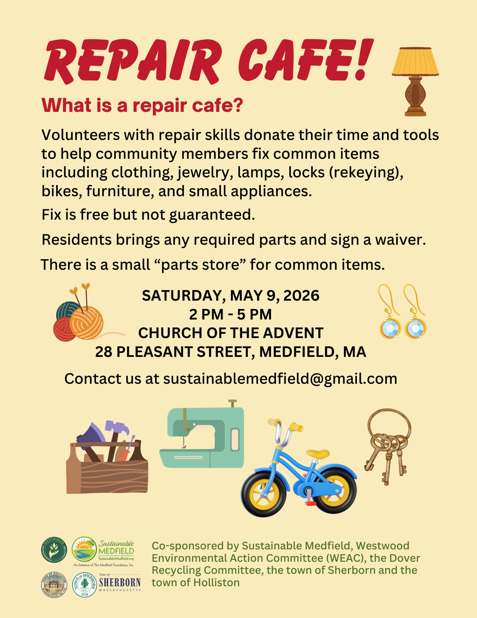 Repair Cafe SAVE THE DATE! 