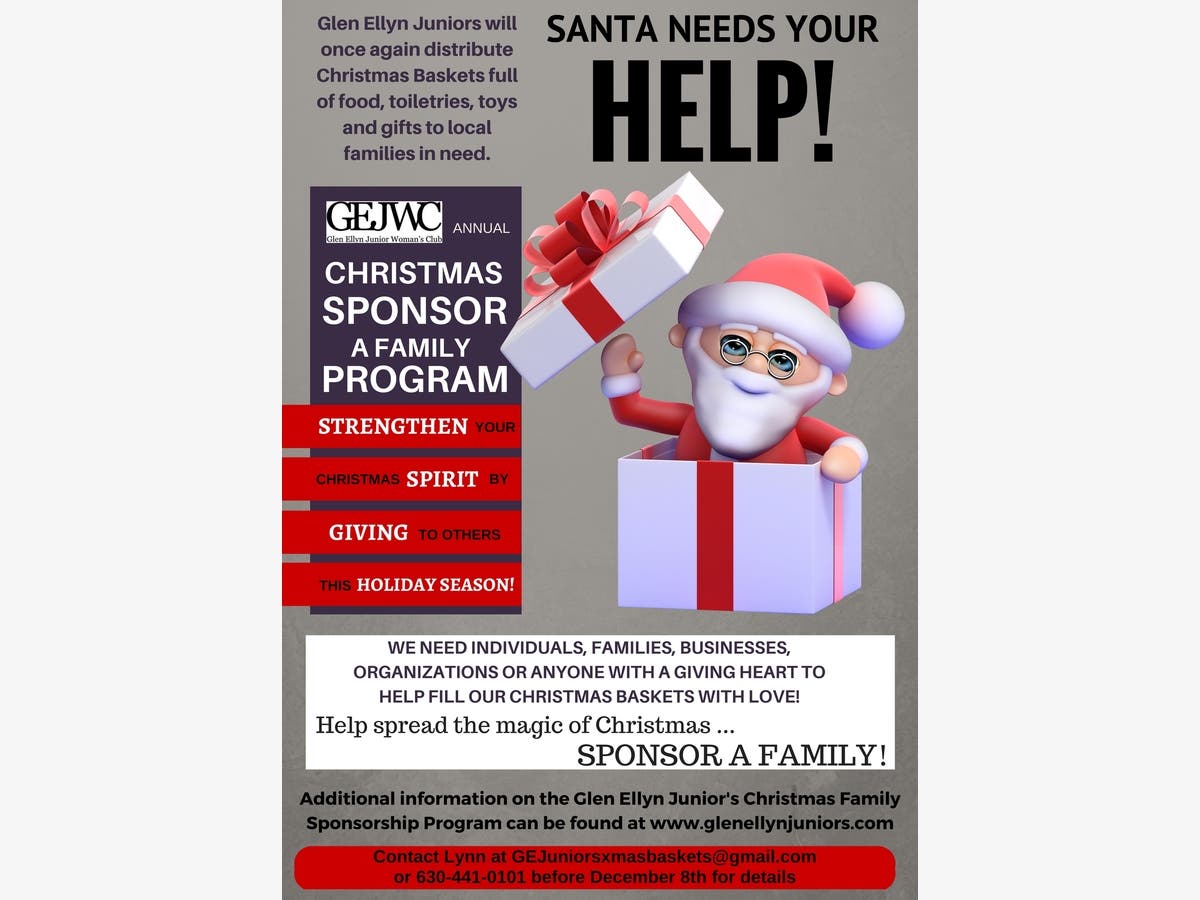 Glen Ellyn Juniors' Christmas 'Baskets' Family Adoption Program Glen