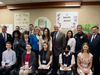 Winners with local elected officials and representatives from the Three Village School District
