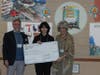 Winner Julia Hou with her big check