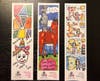 Winning entries for the 2023 Kids Bookmark Contest through Emma Clark Library