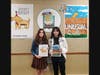 First Place Winners Elizabeth Wright and Julia Hou
