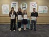 Winners of the 2026 Helen Stein Shack Picture Book Contest (l to r: Elizabeth Wright, Genevieve Rochlin, Vivienne Rochlin-Hizver, and Maddex Buonaspina)