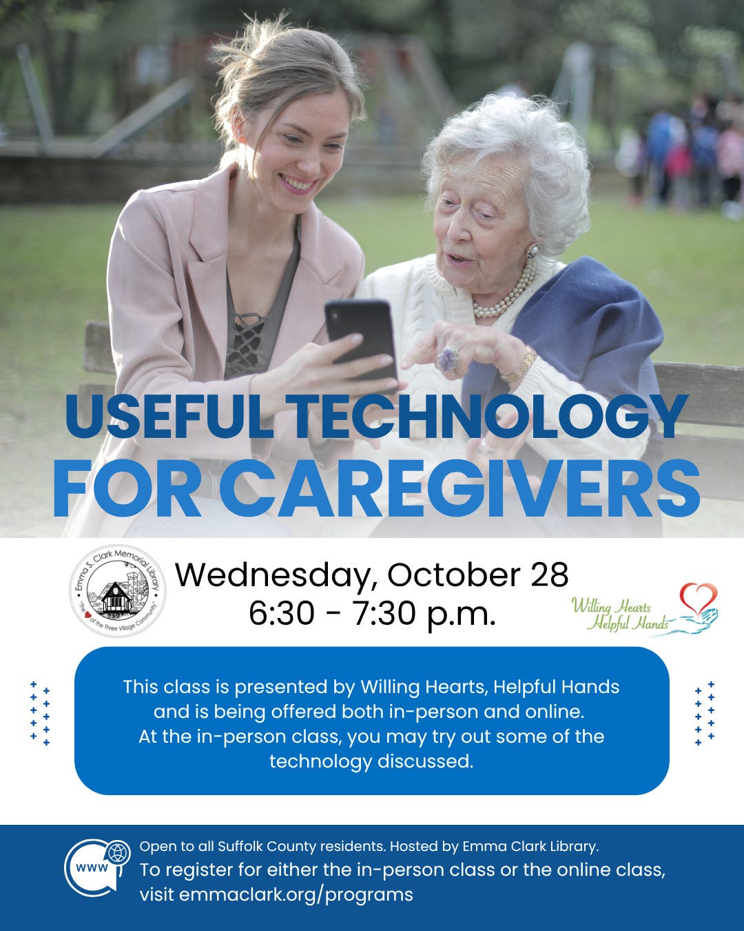 Useful Technology for Caregivers (In-Person and Online)
