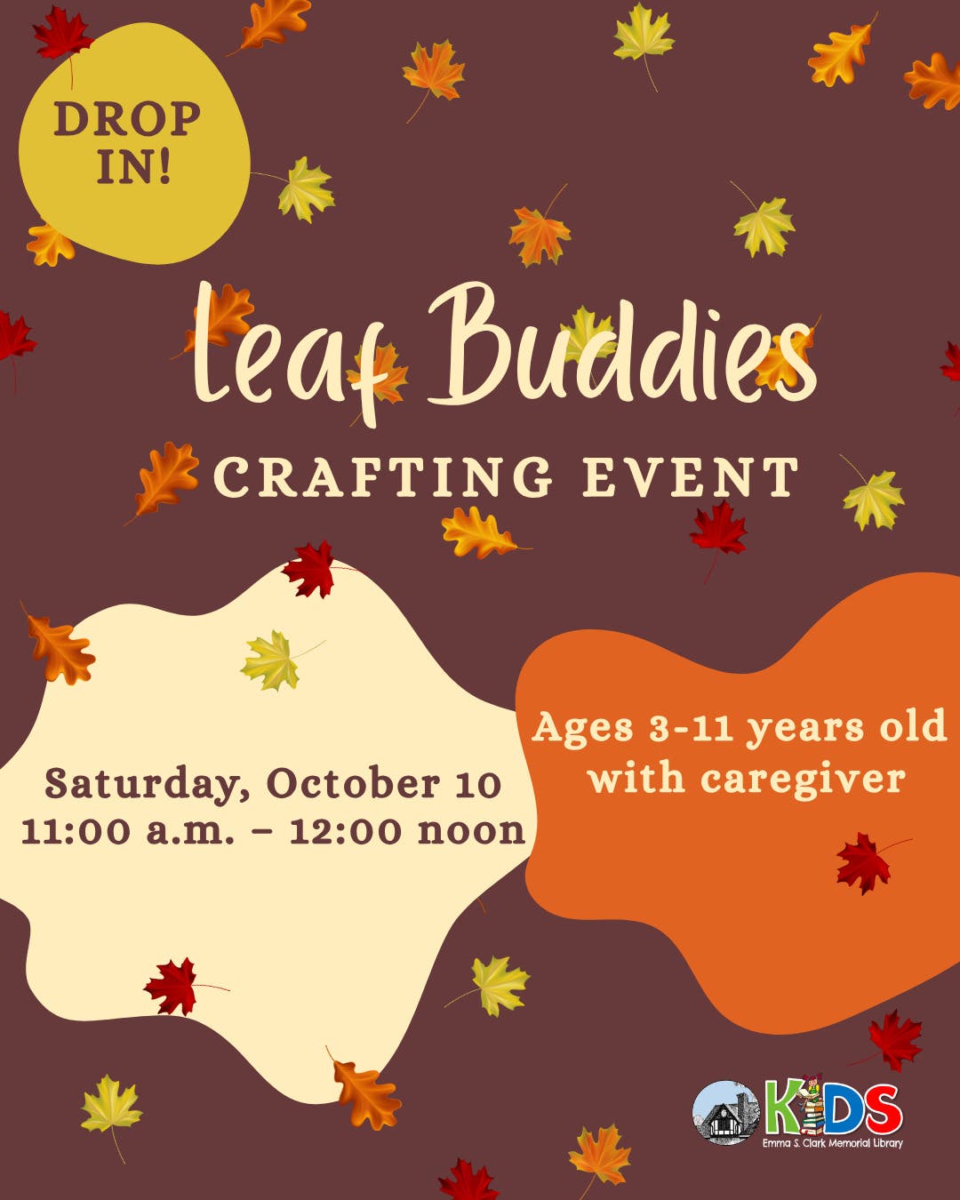 Leaf Buddies (Ages 3 - 11 years old)