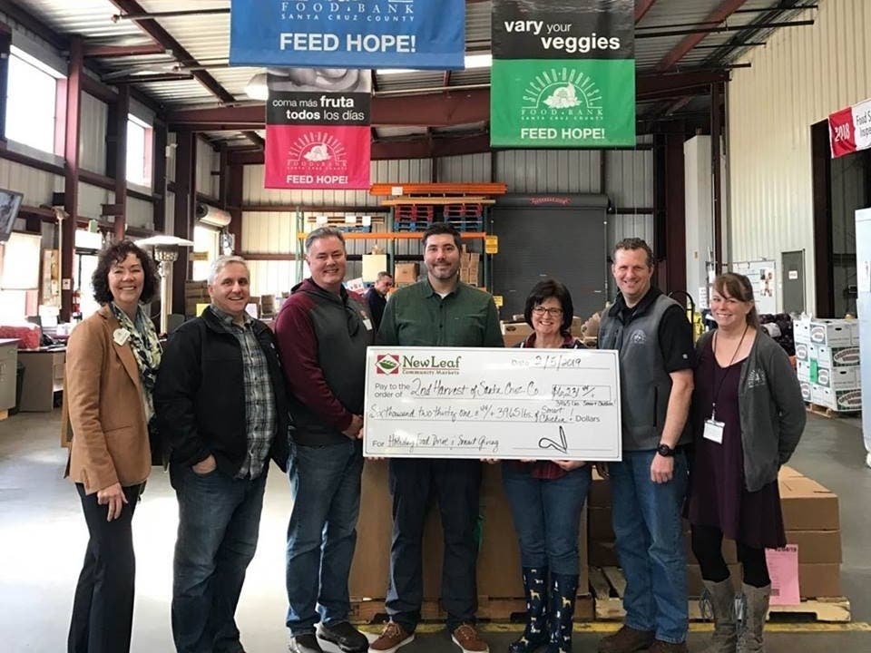 Last year, New Leaf delivered almost 2 tons of Smart Chicken to the Food Bank & financial contributions.