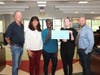 From left: James Hughes, Unity Bank President & CEO; Linda Vail, Unity Assist. Relationship Manager; Angela Fields, Family Promise of Hunterdon Executive Dir.; Crystal Rose, Unity Marketing Dir.; and Jonathan Quiceno, Unity Retail Operations Supervisor.
