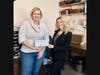 Pictured (from left): Kerri L Caldaro, Community Food Pantry of Washington, Administrative Assistant, and Tracy Tortorello, Unity Bank Area Manager.