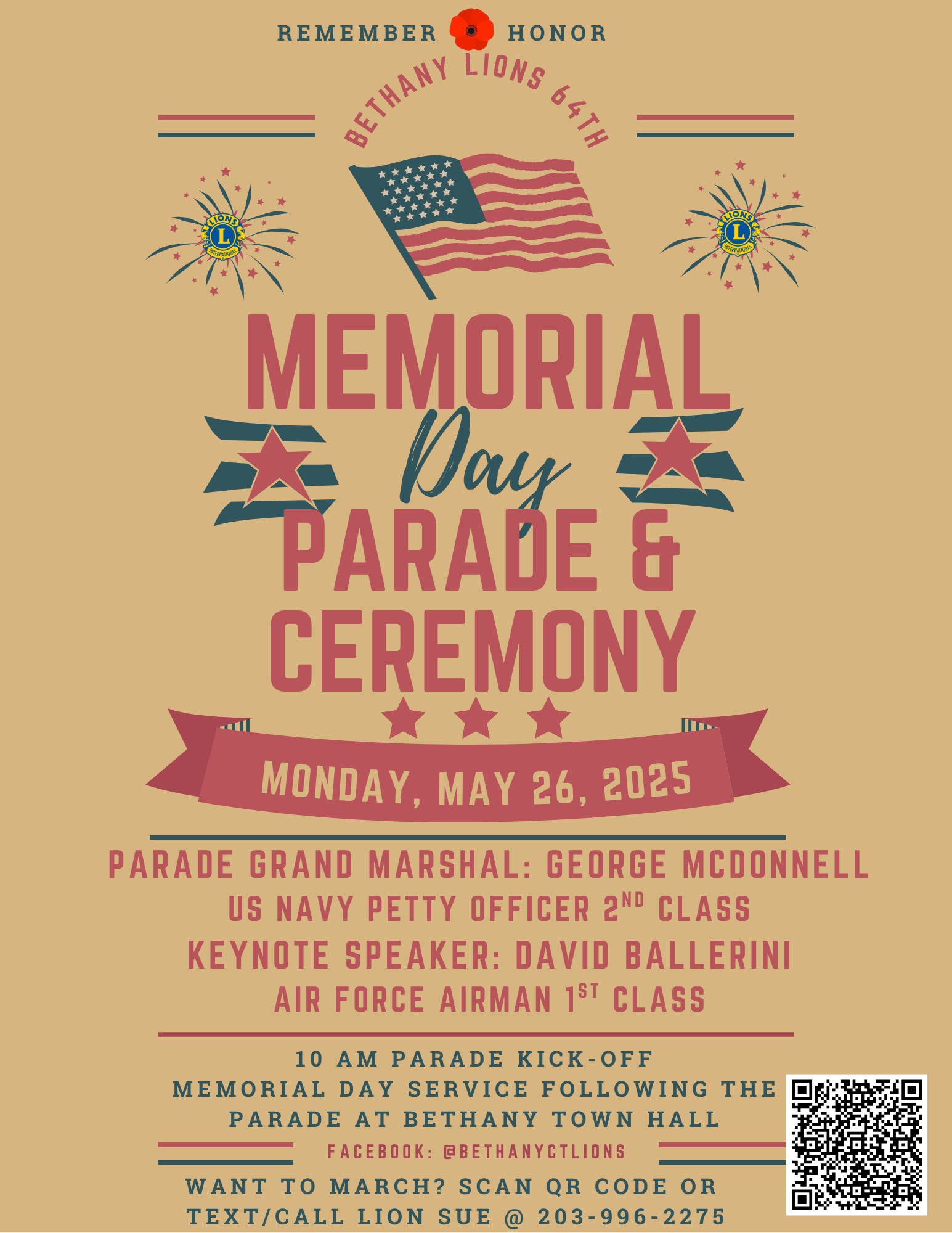 Bethany Lions 64th Annual Memorial Day Parade & Ceremony