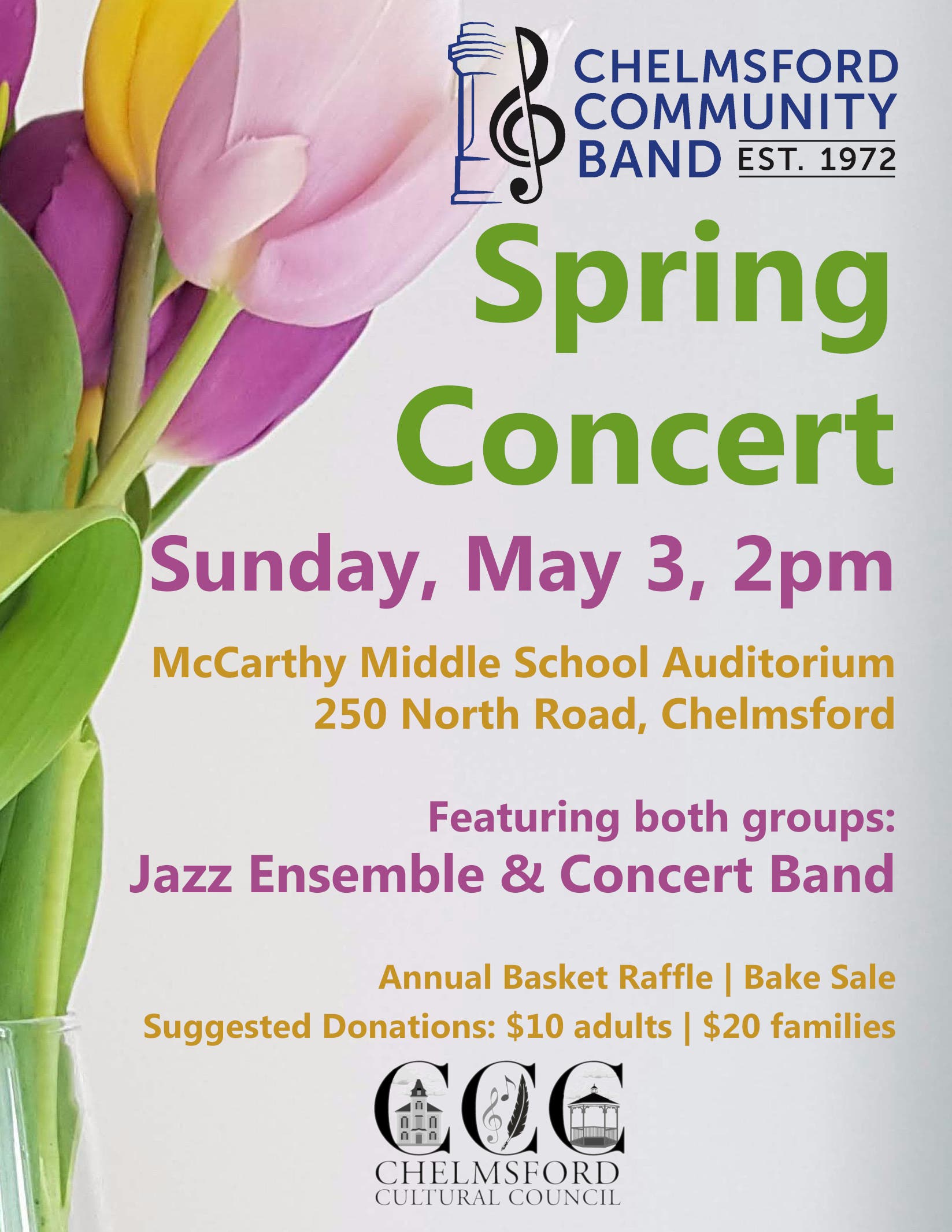 Community Band Concert and Fundraising Raffle