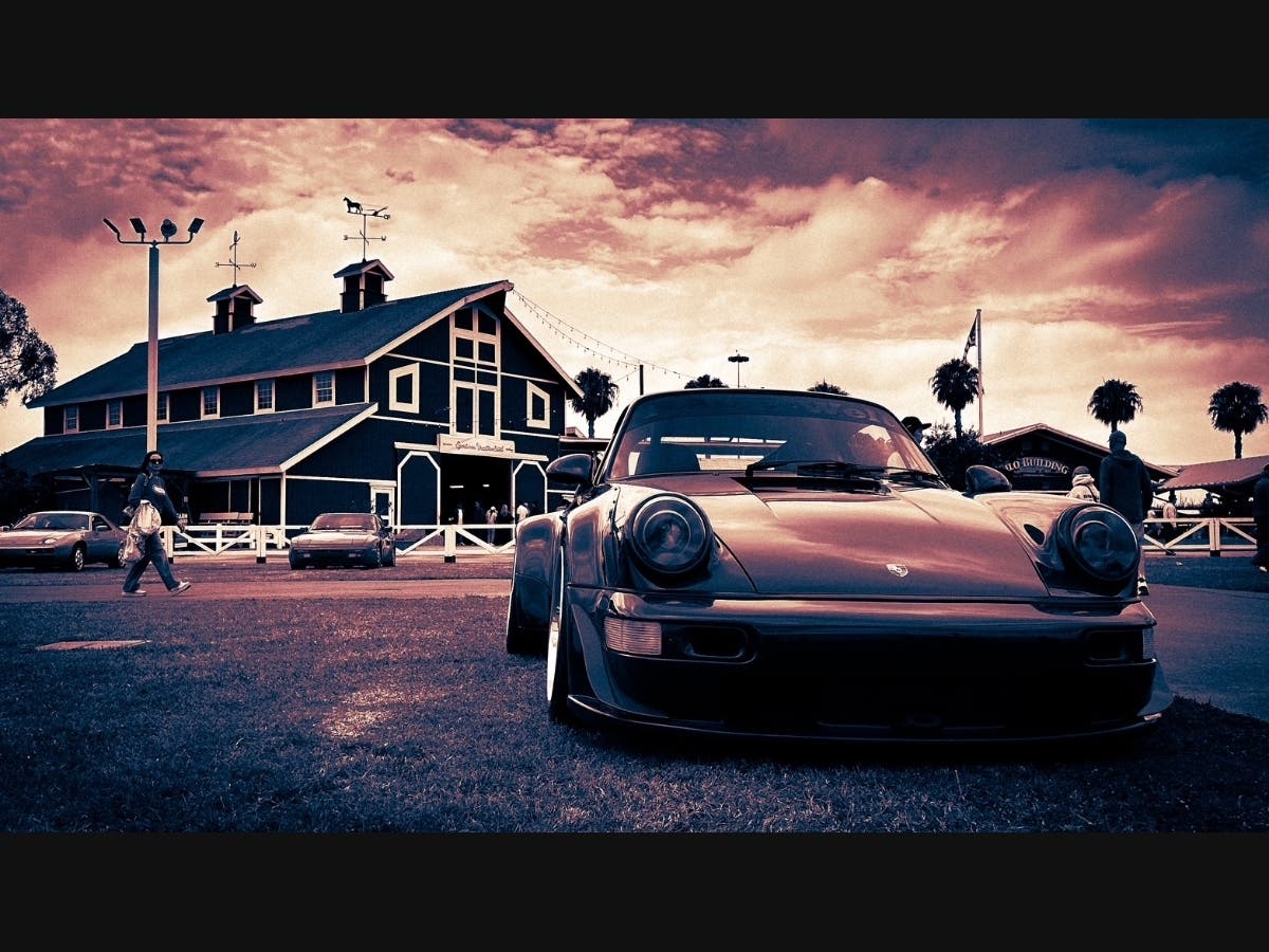 Love is in the Porsche Air | Water gathering in Costa Mesa, California.