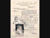 Born in San Francisco, Bruce Lee's application for "temporary visit abroad" in 1941.