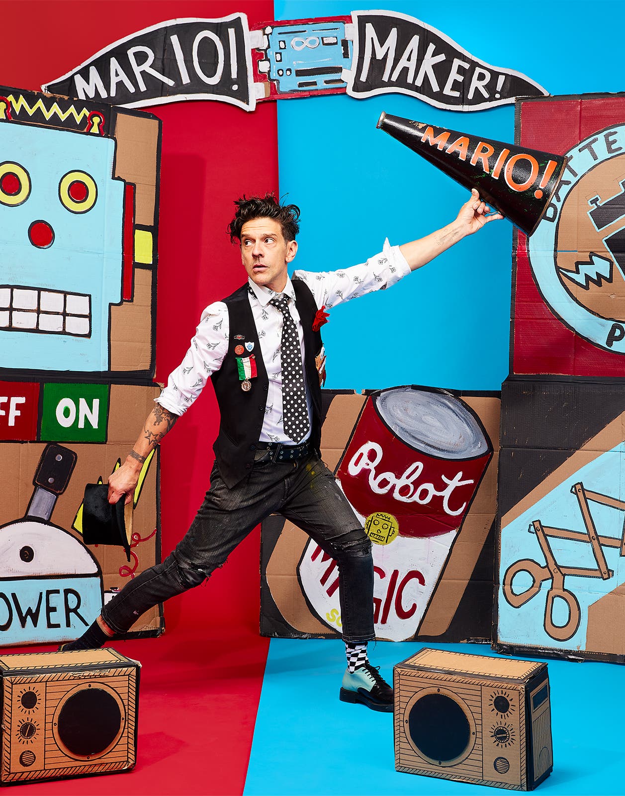 Mario the Maker Magician: an all-ages robot magic theater show