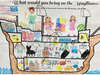 Students designed cross section diagrams of the Mayflower in order  to prepare for the author visit.
