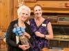 CEO Terri Bowen (right) recognizes Mrs. Pat Jahn, noting the kindness and dedication offered by Pat and her husband, Martin, who have supported several K-B scholarship opportunities.