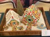Donna Granback created dual gingerbread birdhouses with a design that took third place honors.