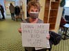 Residents of the King-Bruwaert community did their part "to get rid of the 'vid,' during a recent vaccine distribution.